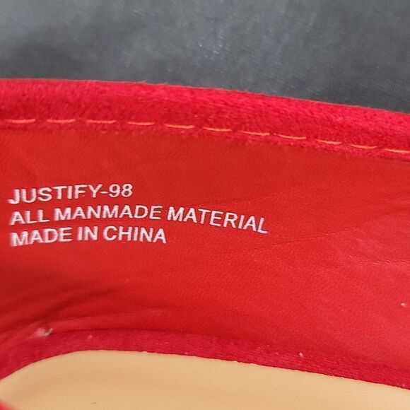 BRAND NEW ROUGE HELIUM JUSTIFY  POINTY TOE COMFORTABLE FAUX SUEDE BALLET FLAT - Picture 13 of 15